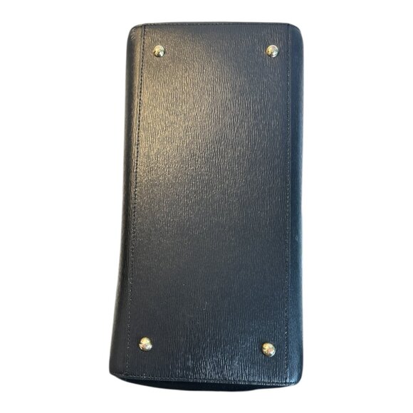 Lauren Ralph Lauren Saffiano Stefanie II Satchel Top Handle Leather - Picture 6 of 14